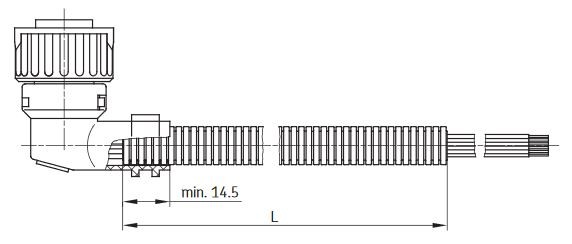 Kabelsatz für KFGS/KFAS - 7-adrig, L=12m