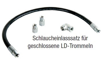 Schlaucheinlasssatz für LD-Trommel