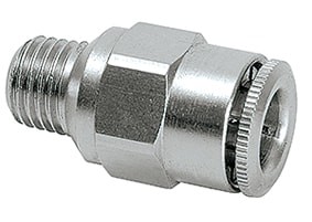 Schlauchanschluss M8x1a steckbar gerade - 6 mm