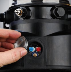 Lincoln Pumpe P502 mit 1l Behälter u.Steuerung 24V DC